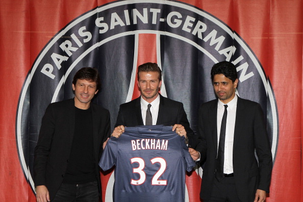 David Beckham Signs For Paris Saint-Germain